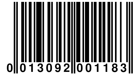 0 013092 001183