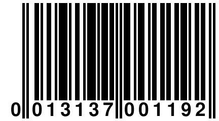 0 013137 001192