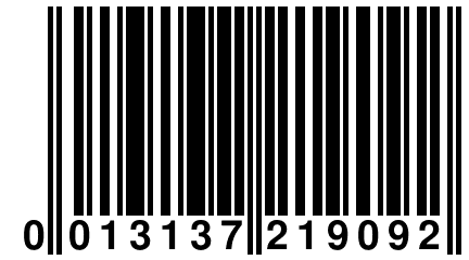 0 013137 219092