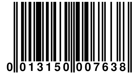 0 013150 007638