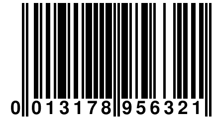 0 013178 956321