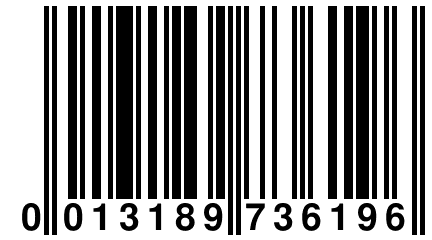 0 013189 736196