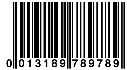 0 013189 789789