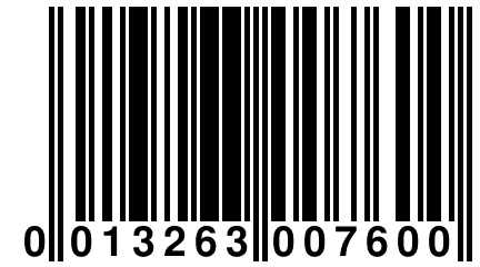 0 013263 007600