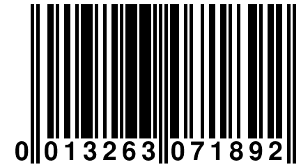 0 013263 071892