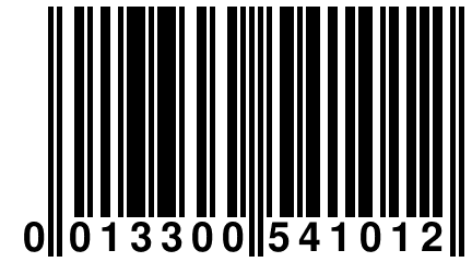 0 013300 541012