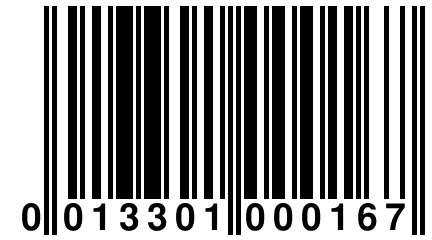 0 013301 000167