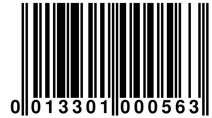 0 013301 000563