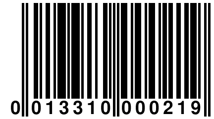 0 013310 000219