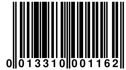 0 013310 001162