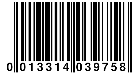 0 013314 039758