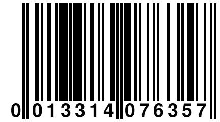 0 013314 076357