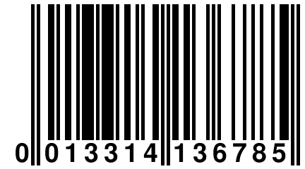 0 013314 136785