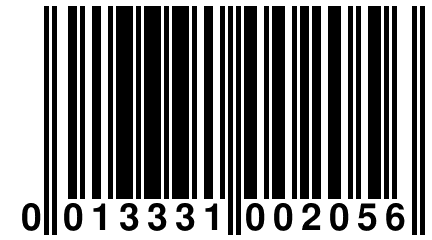 0 013331 002056