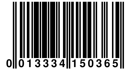 0 013334 150365