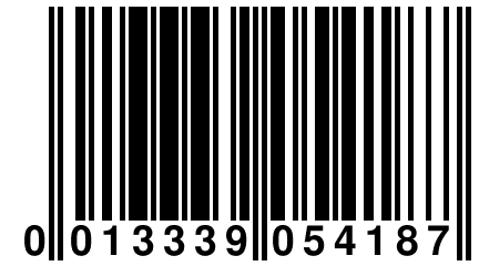 0 013339 054187