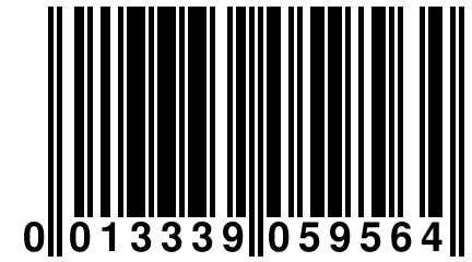 0 013339 059564