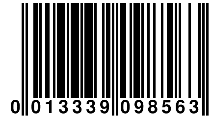 0 013339 098563