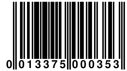 0 013375 000353