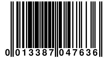 0 013387 047636