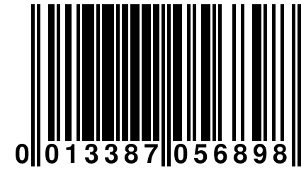 0 013387 056898