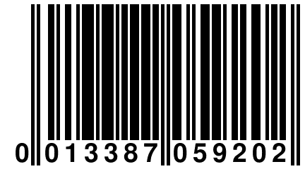 0 013387 059202