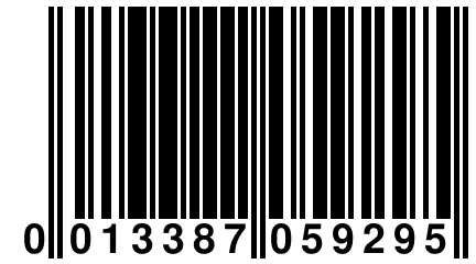 0 013387 059295