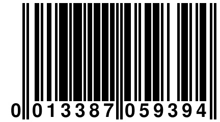 0 013387 059394