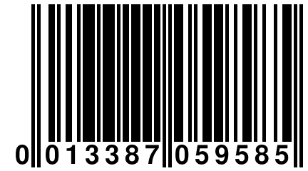 0 013387 059585