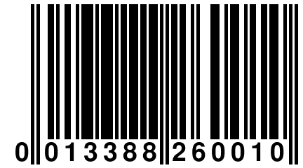 0 013388 260010