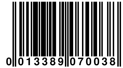 0 013389 070038