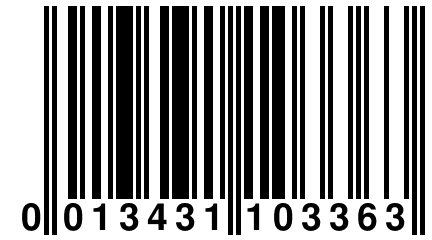 0 013431 103363