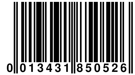 0 013431 850526