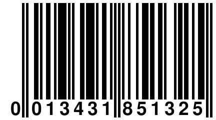 0 013431 851325