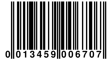 0 013459 006707