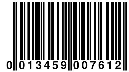 0 013459 007612