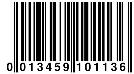 0 013459 101136