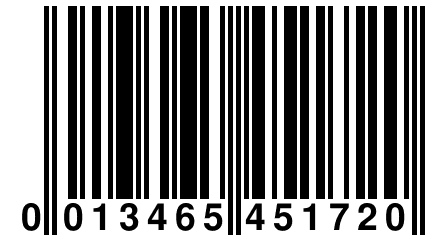 0 013465 451720