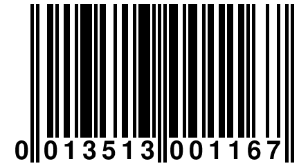 0 013513 001167