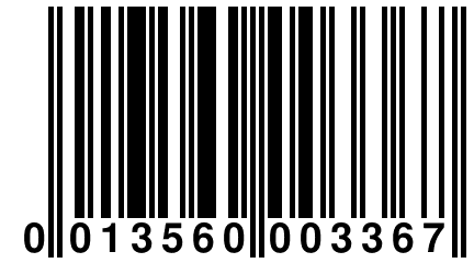 0 013560 003367