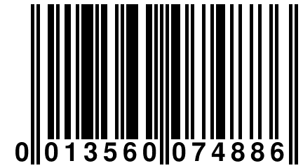 0 013560 074886