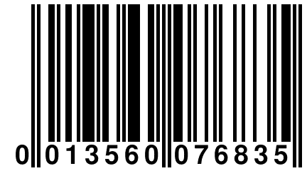 0 013560 076835