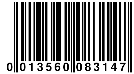 0 013560 083147