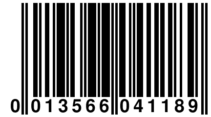 0 013566 041189