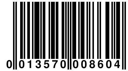 0 013570 008604