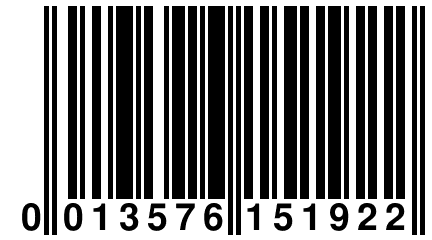 0 013576 151922