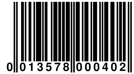 0 013578 000402