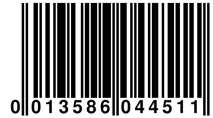 0 013586 044511