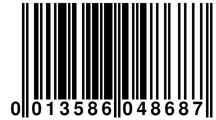 0 013586 048687