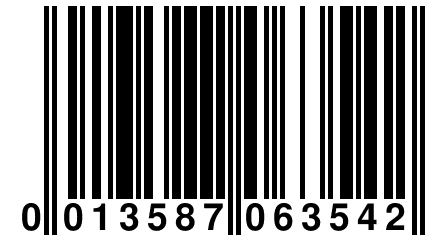 0 013587 063542